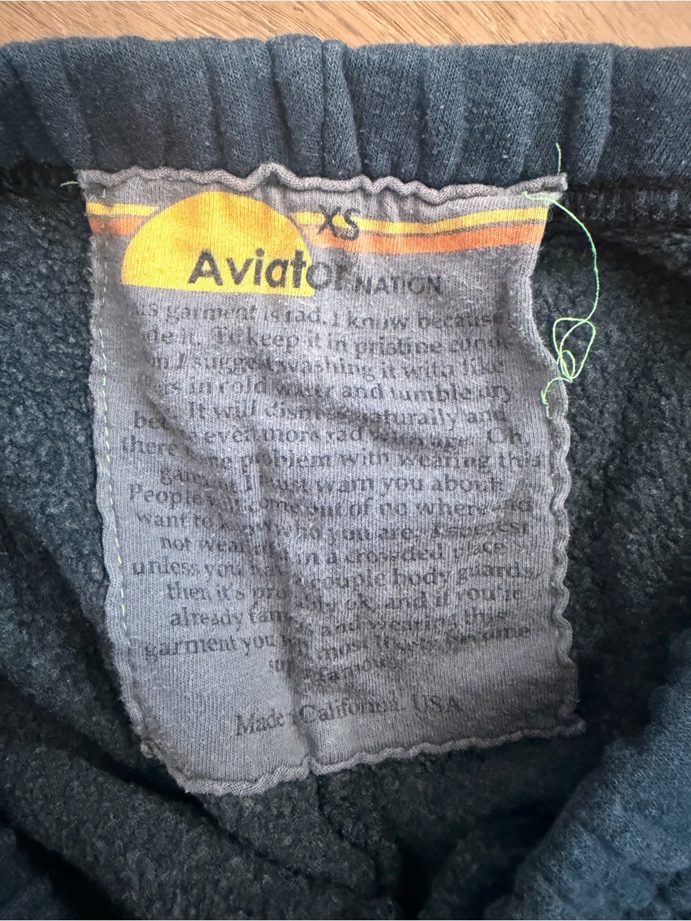 Aviator Nation Black Sweatpants - Picture 3 of 3